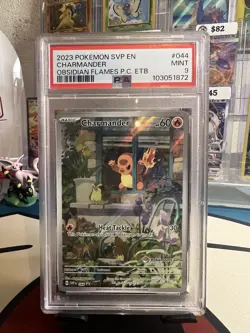 Obsidian Flames Charmander Pokemon Center ETB Promo SVP 044 PSA 9 Mint - Image 1