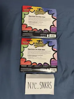 Pokemon Mega Evolution Ascended Heroes Sealed Tech Sticker Collection - Image 2