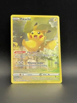 Pokemon Pikachu TCG Crown Zenith Full Art Holo Card GG30/GG70 Ultra Rare - Image 2