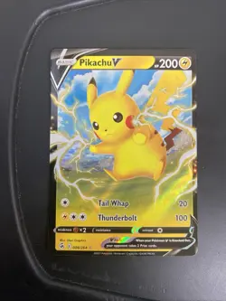 Pikachu V 086/264 -- Pokemon TCG Fusion Strike -- NM - Mint Holo Ultra Rare Card - Image 1
