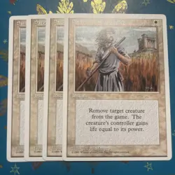 Mtg Swords To Plowshares 4Th Edition Alternative 4 Sheets - Image 1