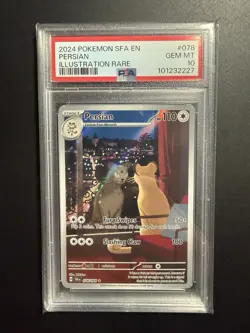 Pokemon TCG Persian Shrouded Fable Holo Illustration Rare 078/064 PSA 10 Gem - Image 1
