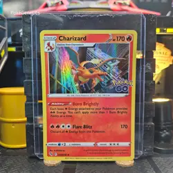 Charizard Pokemon Go Holo Pokemon TCG 010/078 Rare - Image 1