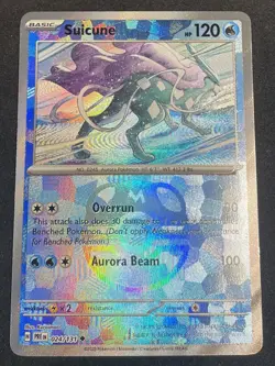 Suicune 24/131 Masterball Reverse Holo – Pokemon Prismatic Evolutions – NM/M - Image 1