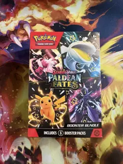 Pokemon TCG Scarlet & Violet Paldean Fates Booster Bundle Sealed - Image 1