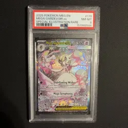2025 POKEMON MEGA EVOLUTION SPECIAL ILLUSTRATION RARE MEGA GARDEVOIR EX PSA 8 - Image 1