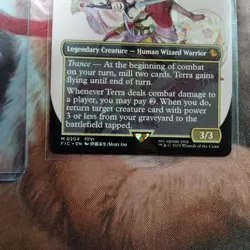 Mtg The Girl With Magical Power Tina Borderless 204 English Version - Image 3