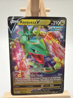 Pokemon Tcg Sword And Shield RAYQUAZA V SWSH147 promo Nm - Image 1