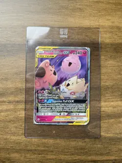 Pokemon TCG Togepi & Cleffa & Igglybuff GX TAG TEAM Ultra Rare Full Art Holo 14… - Image 1