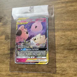 Pokemon TCG Togepi & Cleffa & Igglybuff GX TAG TEAM Ultra Rare Full Art Holo 14… - Image 3