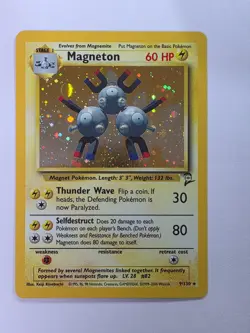 Pokemon TCG Magneton Base Set 9/102 Holo - Image 1