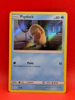 PSYDUCK 7/18 C DETECTIVE PIKACHU POKEMON HOLO NM/M PSYDUCK - Image 1