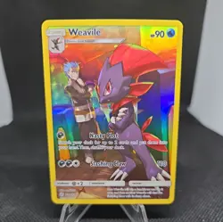 Weavile 238/236 Secret Rare Cosmic Eclipse Pokemon Near Mint - Image 1