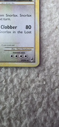 Pokemon TCG Snorlax Call of Legends 33/95 Non-Holo Rare - Image 5