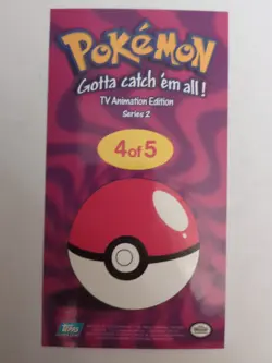 Pokemon Tv Animation Edition Series 2 Pikachu 4 Of 5 Near Mint - Image 4
