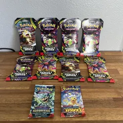 Pokemon Mega Evolution Perfect Order booster 8 Packs + SCARLET AND VIOLET NEW - Image 1