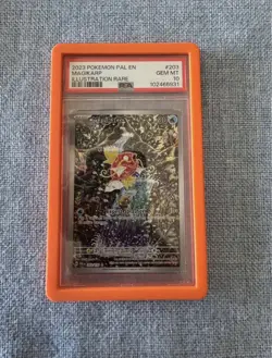 2023 POKEMON PAL EN-PALDEA EVOLVED ILLUSTRATION RARE #203 MAGIKARP PSA 10 - Image 1