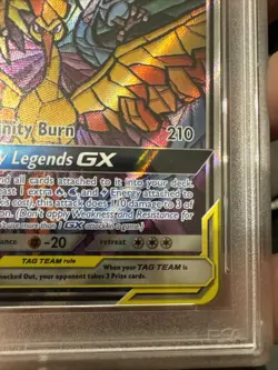 Pokemon 2019 P.M SM Black Star Moltres Zapdos Articuno GX Promo SM210 PSA 9 - Image 5