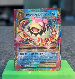 Pokemon M Slowbro EX 27/108 Evolutions Ultra Rare Full Art Holo Mega 220 HP - Image 1