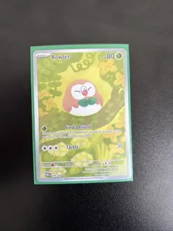 ROWLET 090/088 HOLO ILLUSTRATION RARE PERFECT ORDER POKEMON HOLO NEAR MINT - Image 4