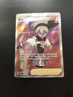 2020 Pokemon Vivid Voltage Bea #180/185 Full Art Holo Trainer - Image 1