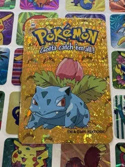 Pokemon 151 Vintage Pocket Monsters Vending HOLO Prism Sticker 2000 Nintendo - Image 3