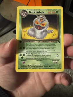 Pokemon TCG Dark Arbok 19/82 1st Edition Team Rocket NM - Image 1