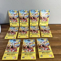 One Piece OP15-EB04 Adventure on Kami’s Island Sleeved Boosters - Lot of 11 NEW - Image 1