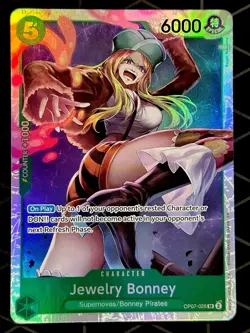 Jewelry Bonney OP07-026 SR Foil PRB-02 The Best Vol. 2 Reprint One Piece NM - Image 1