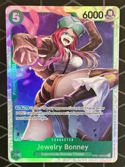 Jewelry Bonney OP07-026 SR Foil PRB-02 The Best Vol. 2 Reprint One Piece NM - Image 2