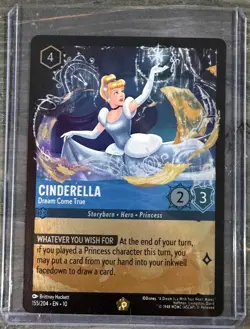Disney Lorcana Cinderella Dream Come True 155/204 Whispers in the Well Foil - Image 1