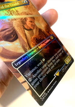 MTG Pippin, Guard of the Citadel *BORDERLESS FOIL* The Lord of the Rings NM - Image 2