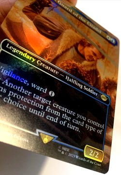 MTG Pippin, Guard of the Citadel *BORDERLESS FOIL* The Lord of the Rings NM - Image 3