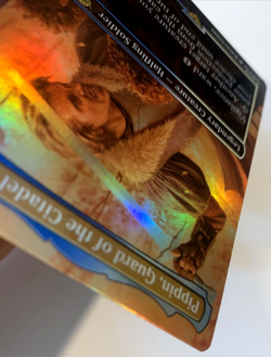 MTG Pippin, Guard of the Citadel *BORDERLESS FOIL* The Lord of the Rings NM - Image 5