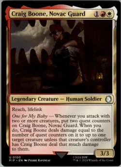 Craig Boone, Novac Guard - Universes Beyond: Fallout #100 LP Magic mtg - Image 1