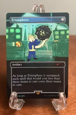 MTG Trinisphere (1485/2880) Secret Lair Drop Series Fallout Rainbow Foil LP - Image 1