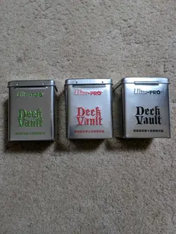 Ultra Pro Steel Alloy Deck Box - Pokemon Magic the Gathering (Lot of 3) - Image 1