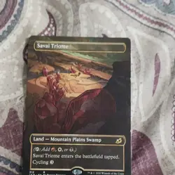 Wizards Savai Triome Ikoria Rare Land Card 312 2020 Regular Magic: The Gathering - Image 1
