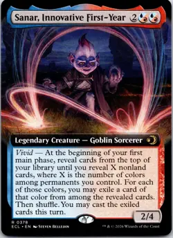 Sanar, Innovative First-Year (Extended Art) 378 Lorwyn Eclipsed NM - Image 1