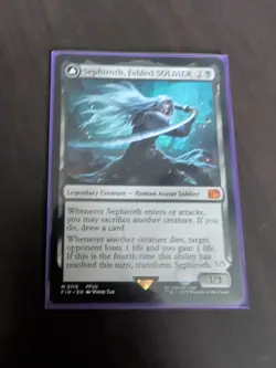 Sephiroth Fabled Soldier/One Winged Angel Final Fantasy Magic the Gathering - Image 1
