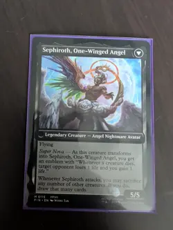 Sephiroth Fabled Soldier/One Winged Angel Final Fantasy Magic the Gathering - Image 2