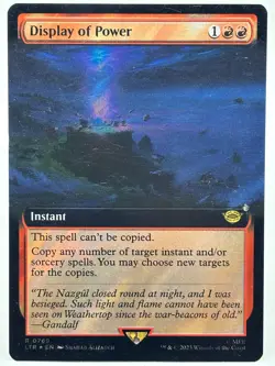 Display Of Power LP/NM* SURGE FOIL EXTENDED Lord Of The Rings 769 -UnltdCards - Image 1