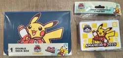 Pokemon World Championships 2025 Anaheim Double Deck Box and Dice Box IN HAND - Image 1