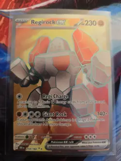 Regirock ex 214/182 Pokemon SV10: Destined Rivals NM - Image 1