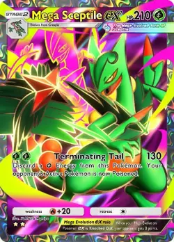Mega Sceptile EX Pokemon TCG Pocket Pulsing Aura 2 Star ⭐⭐ (English) - Image 1