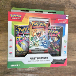 Pokemon First Partner Illustration Collection Series 1 Box Booster Promo - Image 1
