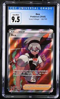 CGC 9.5 Bea 180/185 Ultra Rare,Holo Pokemon 2020 Vivid Voltage - Image 2