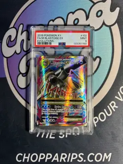 Pokemon XY Evolutions M Blastoise EX Full Art Ultra Rare Holo #102/108 PSA 9 - Image 1