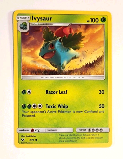 Ivysaur - 2/73 - English - Kanto Starter - Shining Legends - Pokemon Card_60 - Image 1