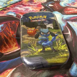 Pokemon Mega Evolution—Ascended Heroes Mini Tin Riolu/Darumaka 60ct 6+ 2025 - Image 1